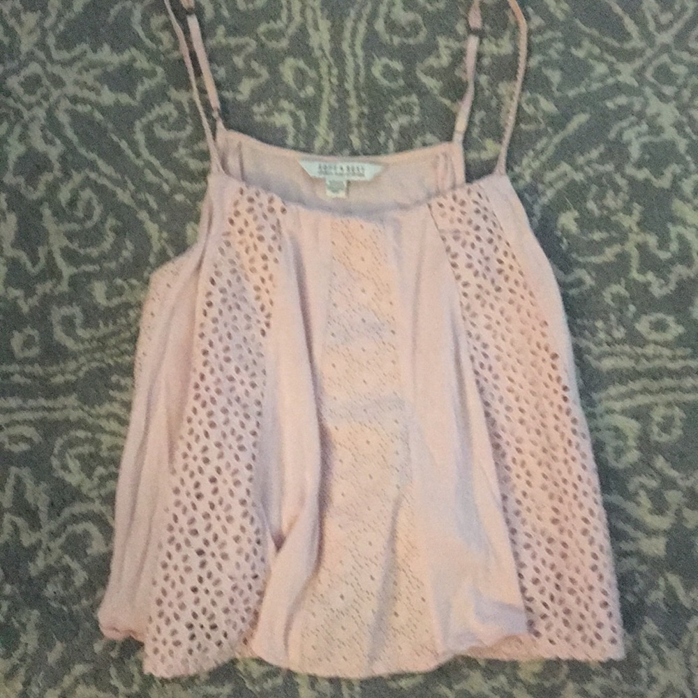 American Eagle Soft & Sexy Lacey Tank - blush